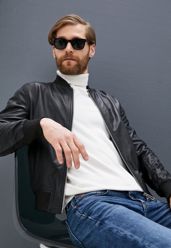 фото Куртка кожаная emporio armani
