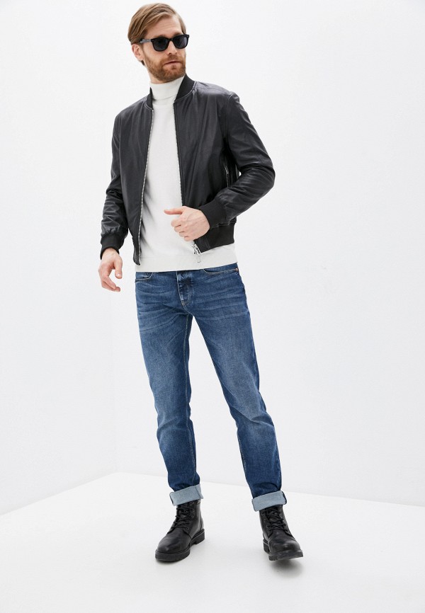 фото Куртка кожаная emporio armani