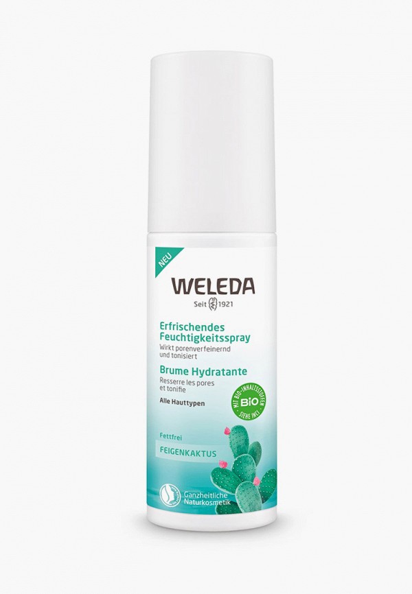 

Спрей для лица Weleda, Прозрачный, мист увлажняющий, 100 мл