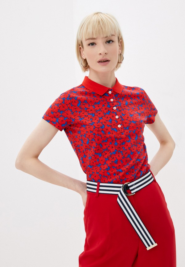 

Поло Tommy Hilfiger, Красный