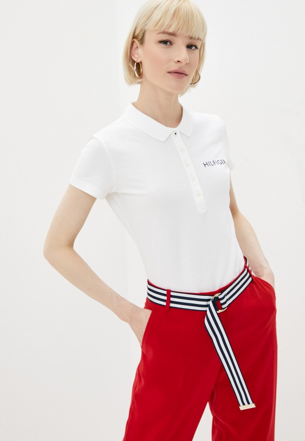

Поло Tommy Hilfiger, Белый