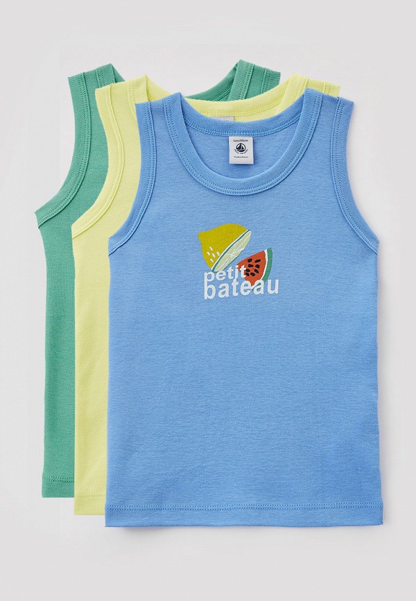 

Майки 3 шт. Petit Bateau, Разноцветный