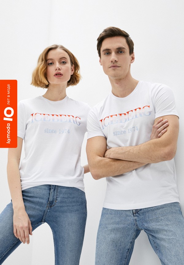 

Футболка Iceberg, Белый, Lamoda 10 Exclusive