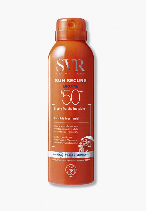 

Спрей для лица SVR, Прозрачный, SPF 50+, 200 мл