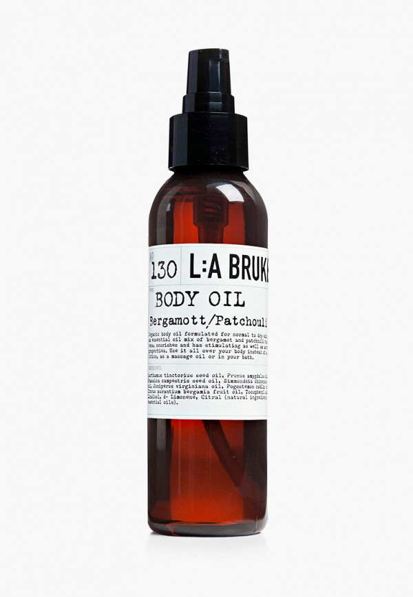 

Масло для тела La Bruket, Прозрачный, 130 BERGAMOT/PATCHOULI body oil, 120 мл