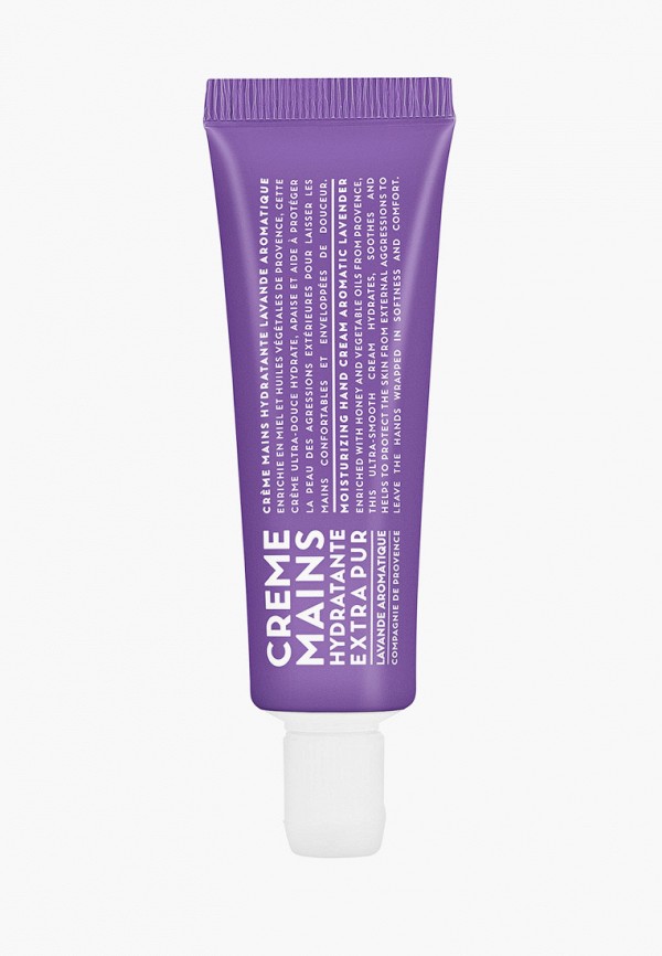 

Крем для рук Compagnie de Provence, Белый, увлажняющий Ароматная Лаванда/Aromatic Lavender, 30 мл
