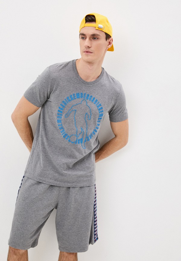 

Футболка Bikkembergs, Серый, Bikkembergs RTLAAC855401