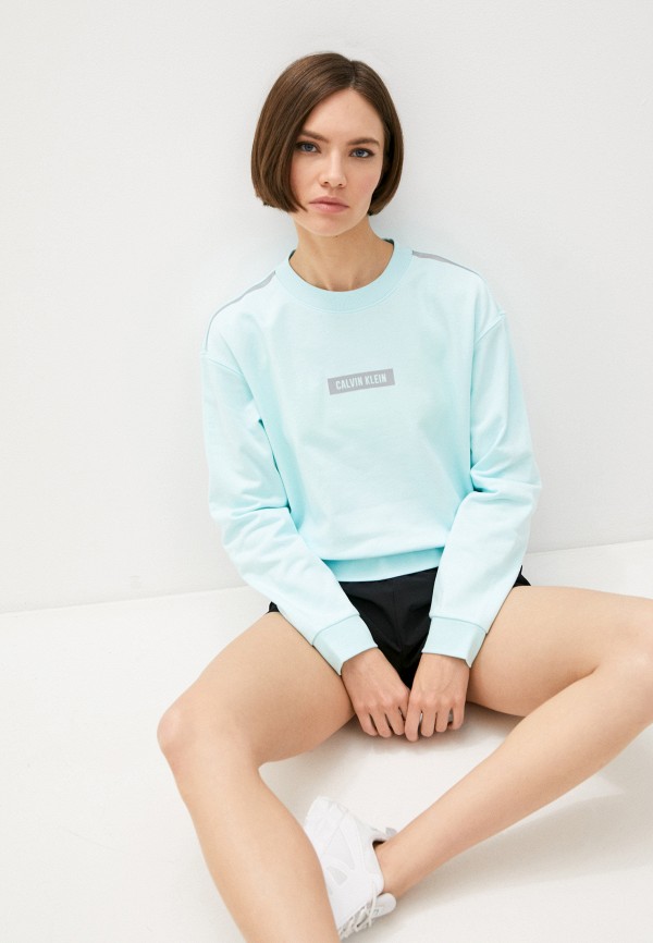 

Свитшот Calvin Klein Performance, Бирюзовый, Calvin Klein Performance RTLAAC886401