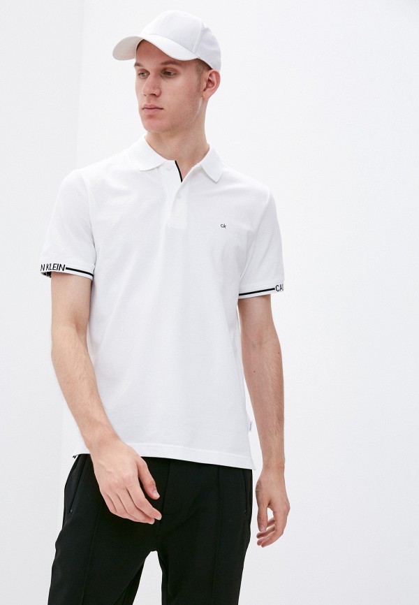 

Поло Calvin Klein, Белый