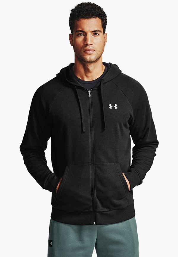 

Толстовка Under Armour, Черный, UA Rival Cotton FZ Hoodie
