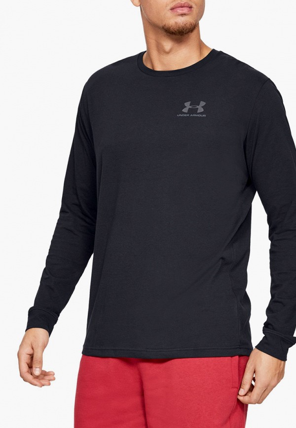 

Лонгслив спортивный Under Armour, Черный, UA SPORTSTYLE LEFT CHEST LS