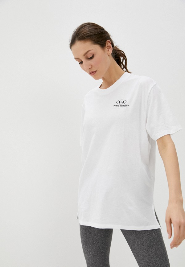 

Футболка спортивная Under Armour, Белый, Oversized Graphic SS