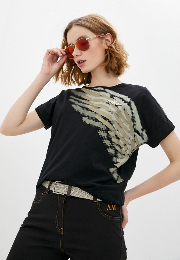 

Футболка Aeronautica Militare, Черный