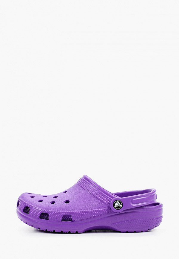 Сабо Crocs фиолетового цвета