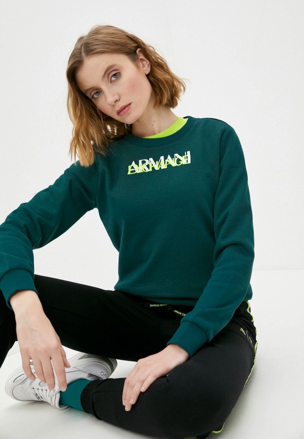 

Свитшот Armani Exchange, Бирюзовый