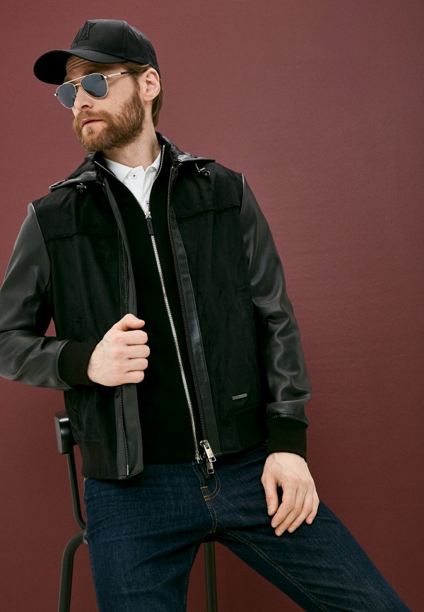 фото Куртка кожаная armani exchange