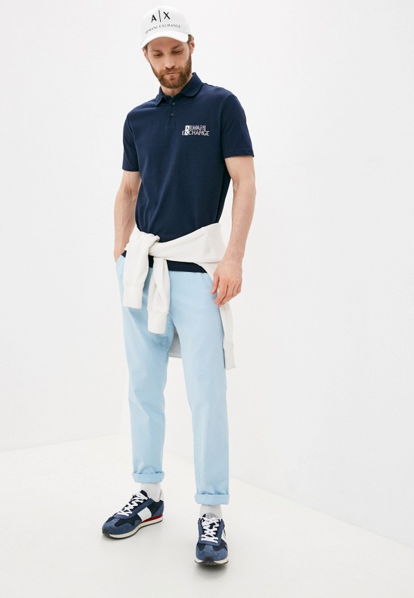 

Поло Armani Exchange, Синий