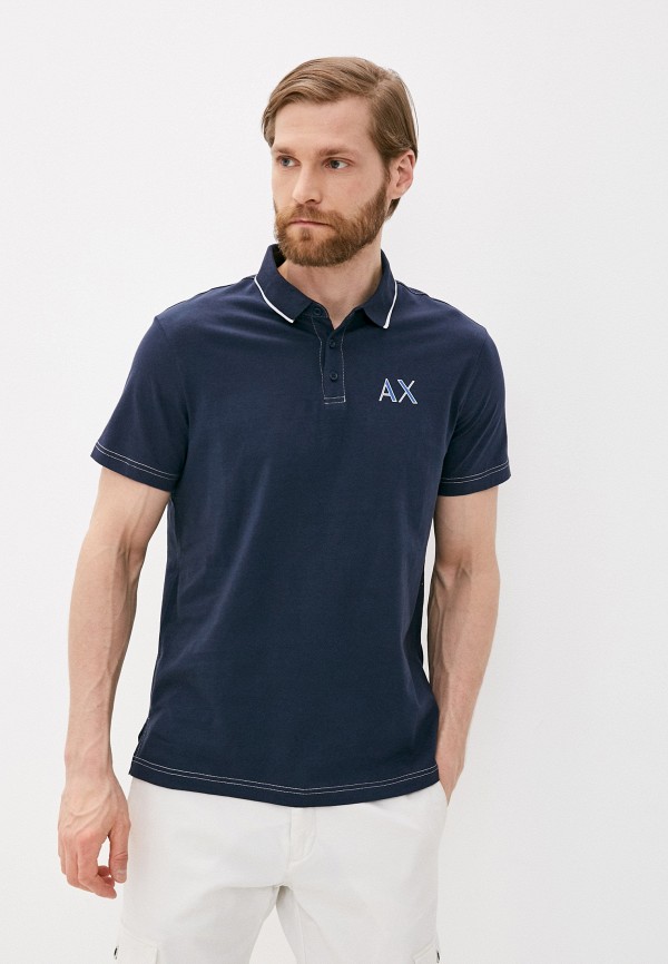

Поло Armani Exchange, Синий