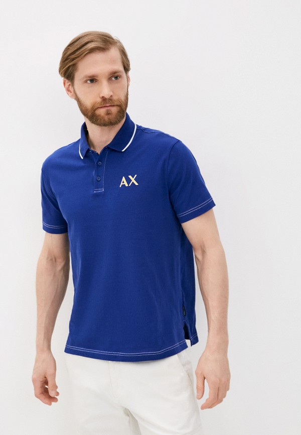 

Поло Armani Exchange, Синий
