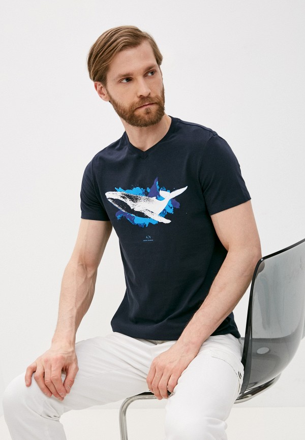 

Футболка Armani Exchange, Синий