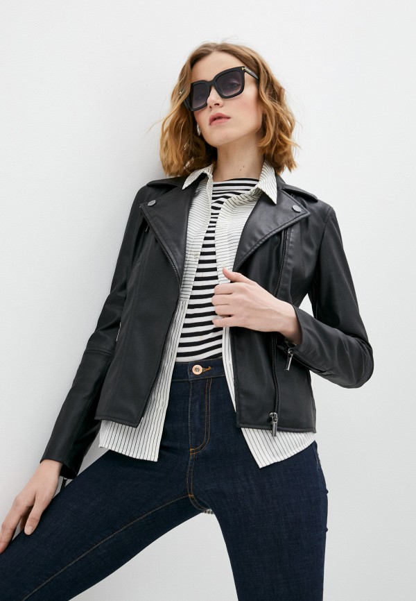 

Куртка кожаная Armani Exchange, Черный