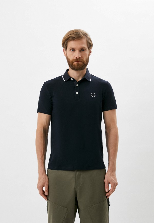 

Поло Armani Exchange, Синий