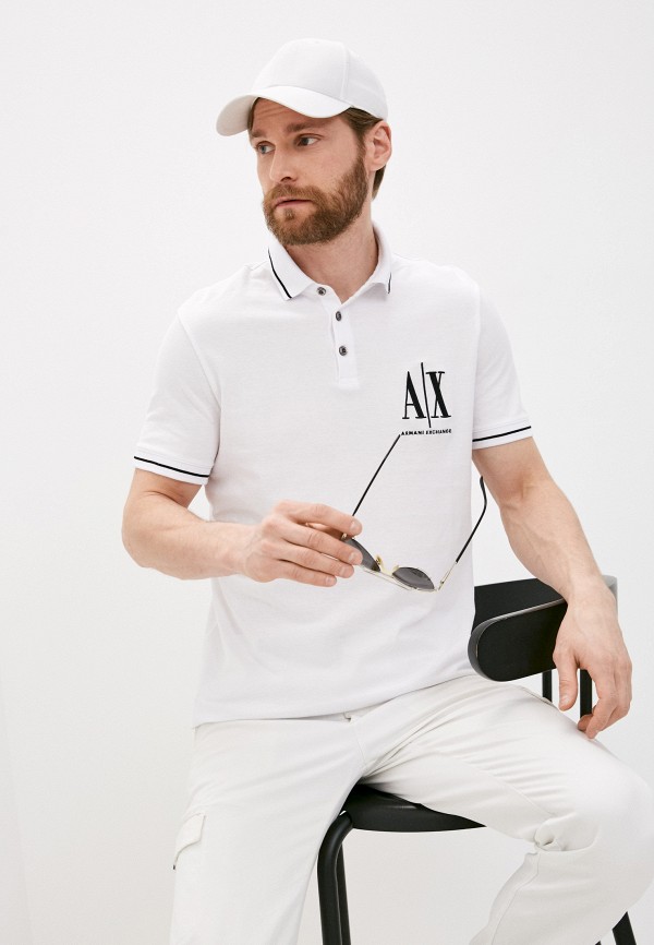 

Поло Armani Exchange, Белый