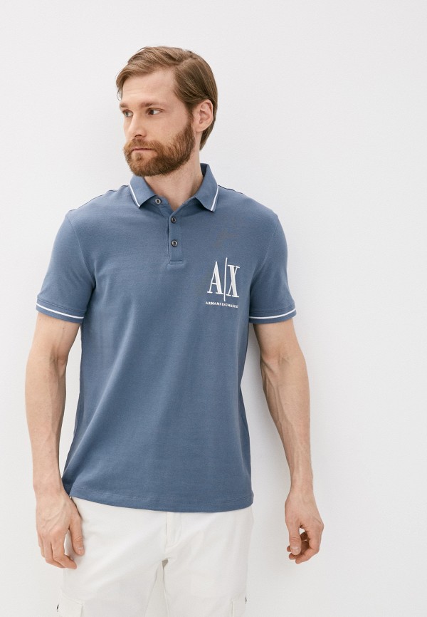 

Поло Armani Exchange, Синий, Armani Exchange RTLAAD061201