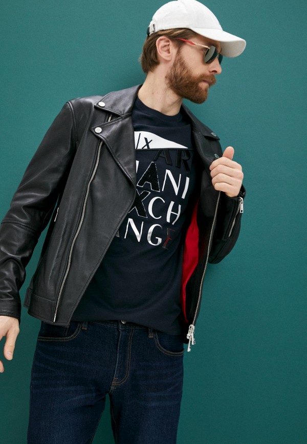 фото Куртка кожаная armani exchange