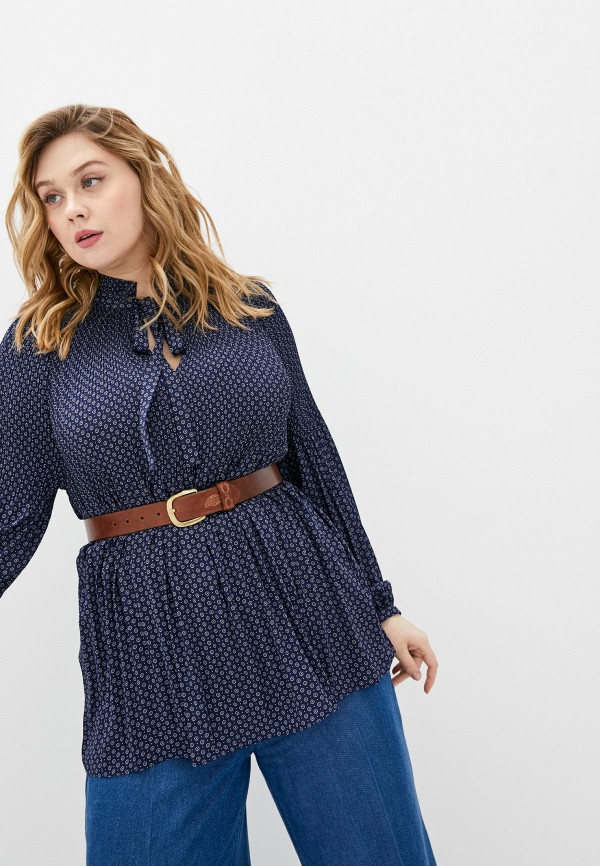 

Блуза Lauren Ralph Lauren Woman, Синий, Lauren Ralph Lauren Woman RTLAAD140301