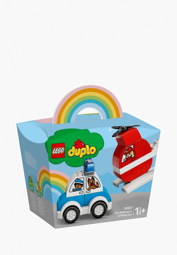 

Конструктор LEGO, Разноцветный, Fire Helicopter & Police Car
