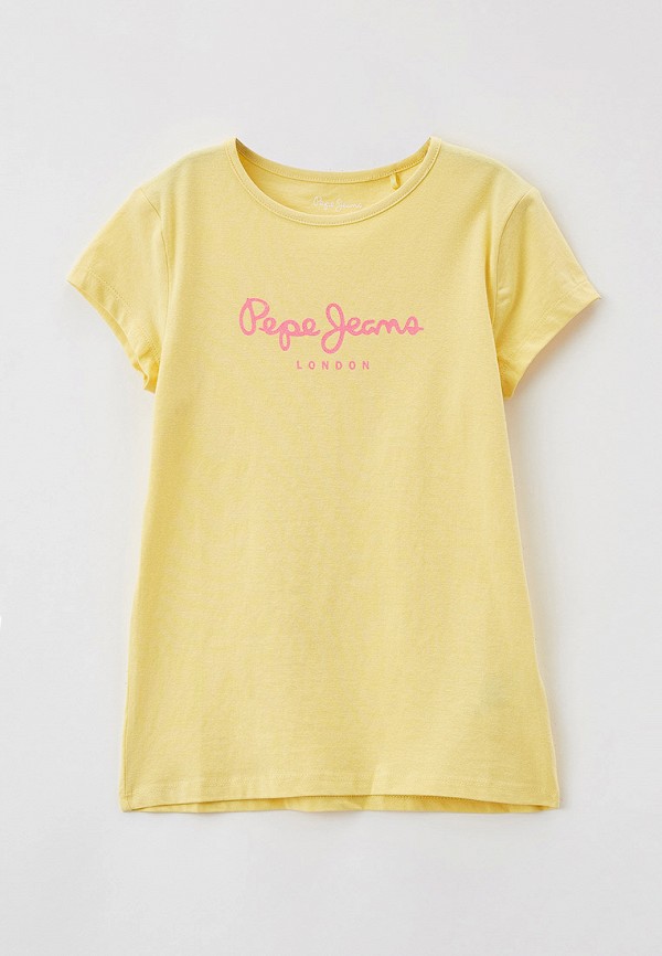 

Футболка Pepe Jeans, Желтый, HANA GLITTER S/S