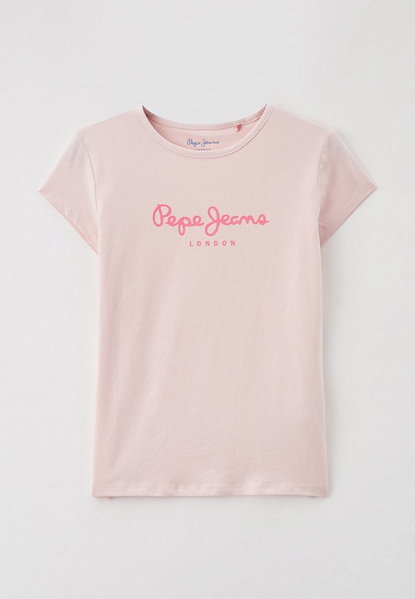 

Футболка Pepe Jeans, Розовый, HANA GLITTER S/S