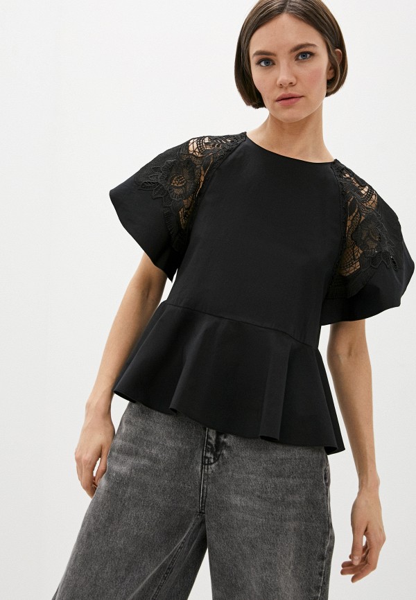 

Блуза Alberta Ferretti, Черный