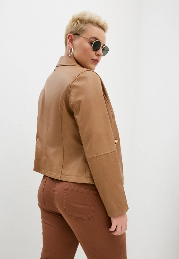 фото Куртка кожаная marina rinaldi sport