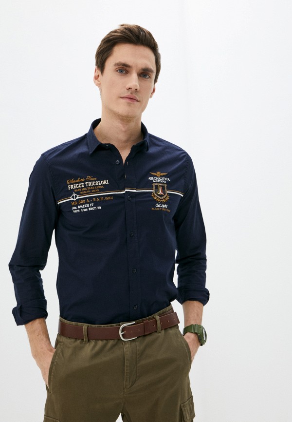 

Рубашка Aeronautica Militare, Синий
