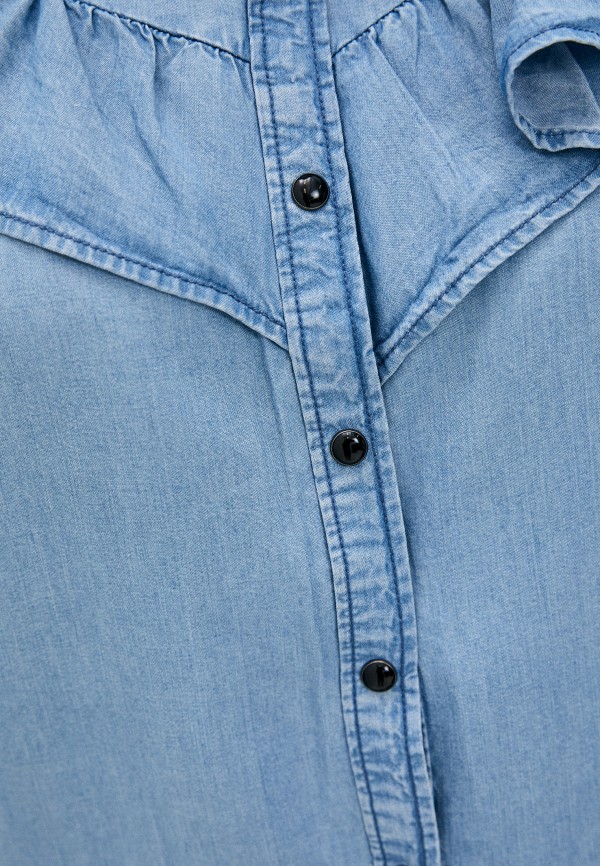 Рубашка джинсовая Zizzi J10620A Фото 4