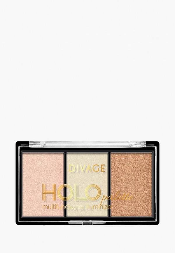 

Палетка для лица Divage, Коричневый, Holo Pallet - Мультифункциональный иллюминайзер № 02