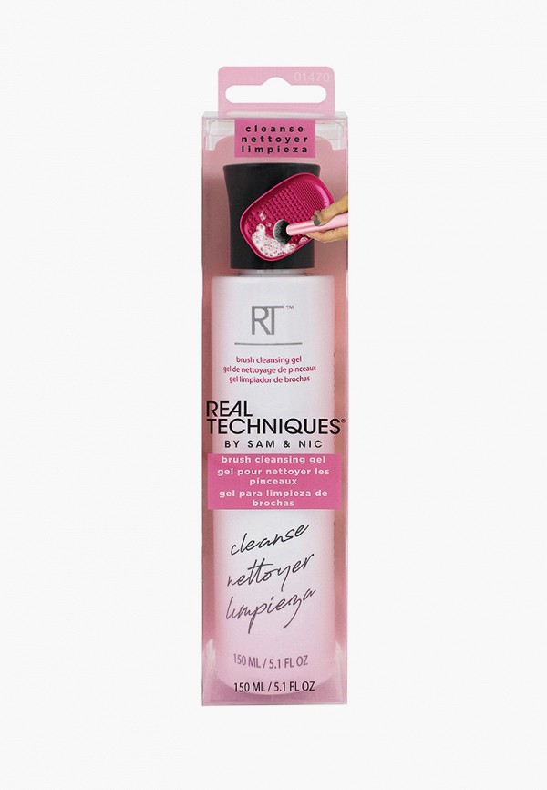

Кисть для лица Real Techniques, Прозрачный, Brush Cleansing Gel