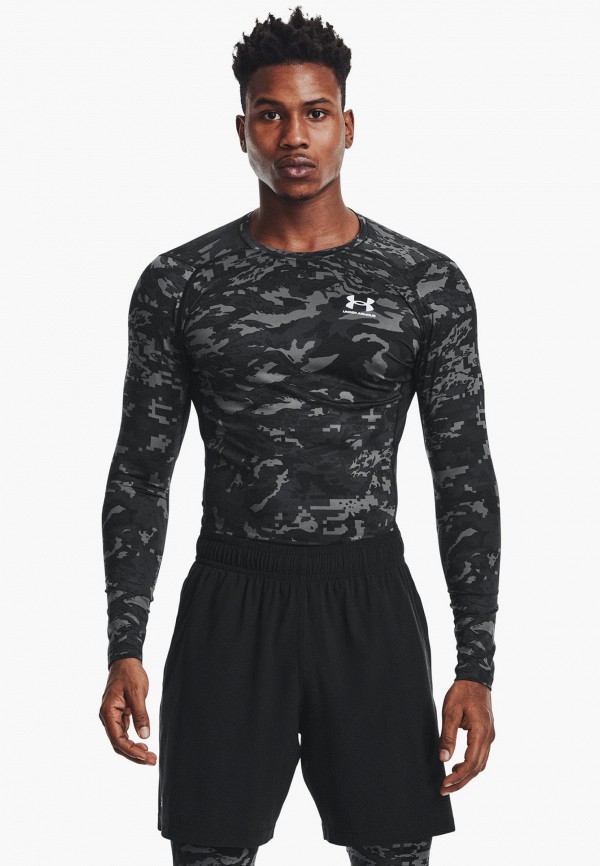 

Лонгслив компрессионный Under Armour, Черный, UA HG Armour Camo Comp LS