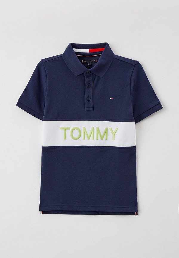 

Поло Tommy Hilfiger, Синий