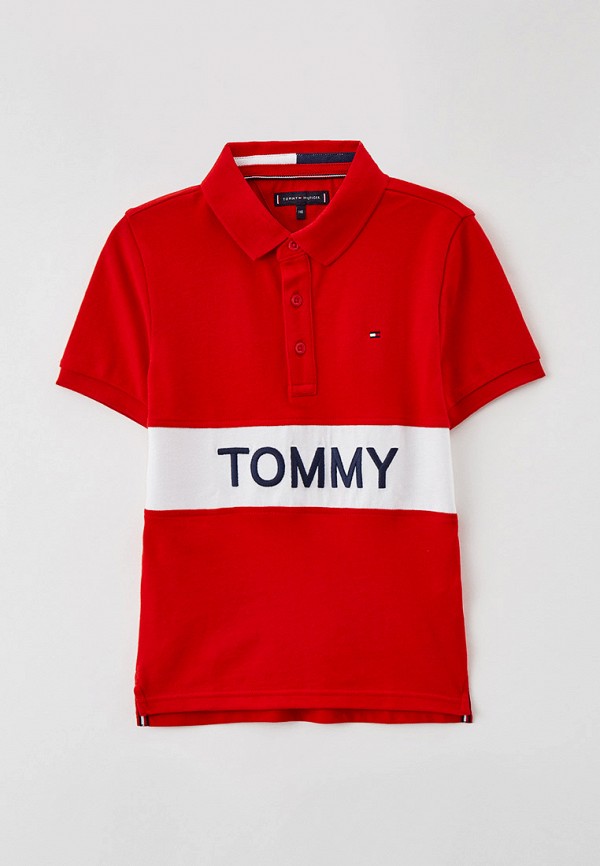 

Поло Tommy Hilfiger, Красный