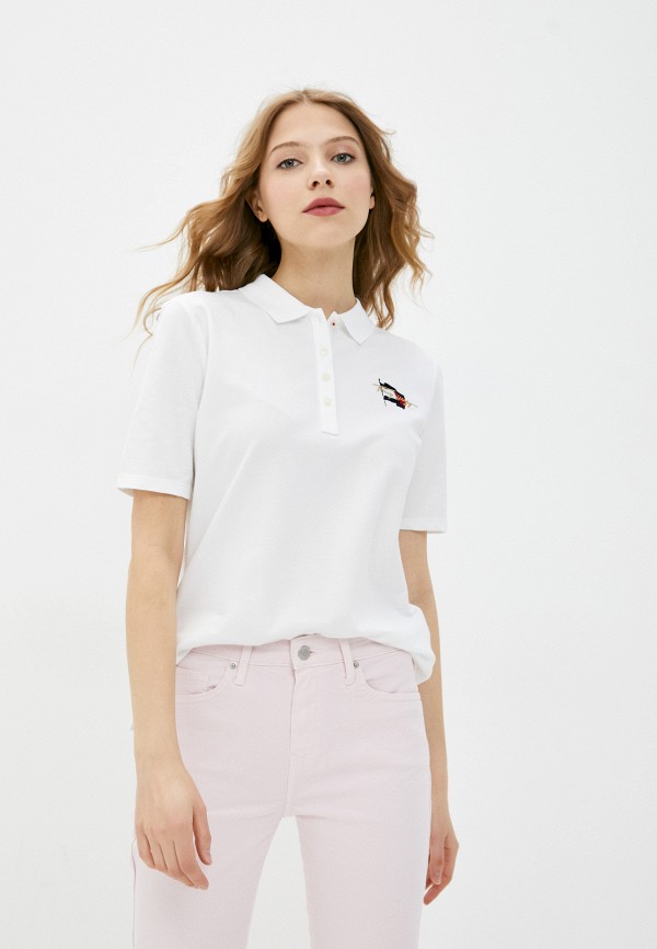 

Поло Tommy Hilfiger, Белый