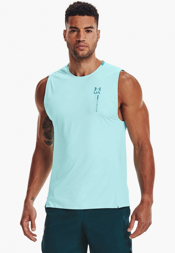 

Майка спортивная Under Armour, Голубой, UA HG IsoChill Perforated SL