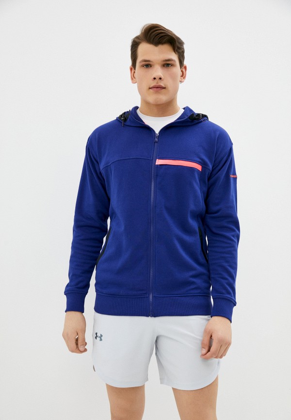 

Толстовка Under Armour, Синий, UA RIVAL TERRY AMP FZ HD