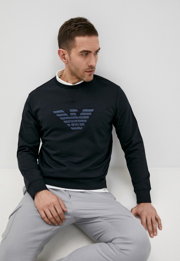 

Свитшот Emporio Armani, Синий
