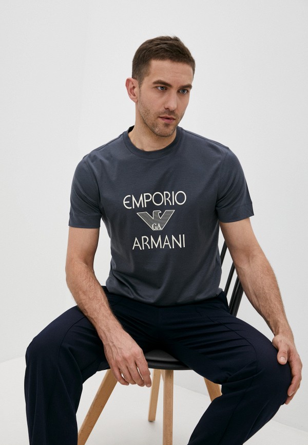 

Футболка Emporio Armani, Серый, Emporio Armani RTLAAD691501