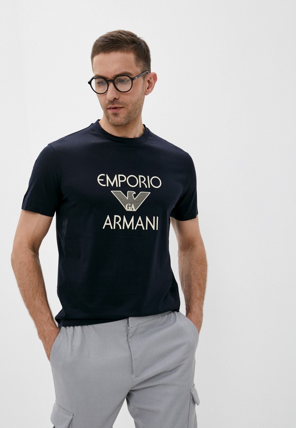 

Футболка Emporio Armani, Синий, Emporio Armani RTLAAD691601