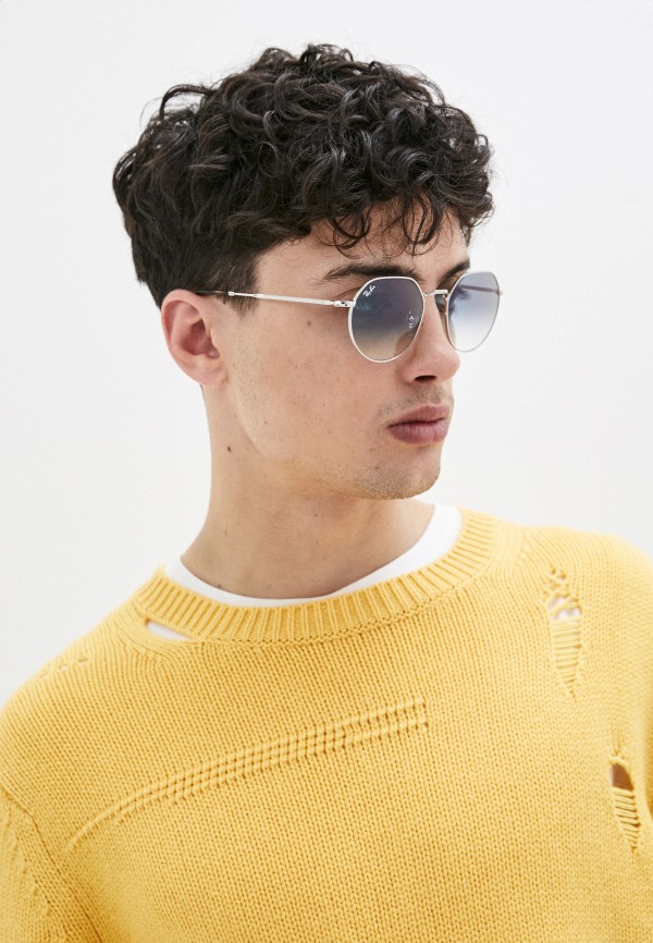 Очки солнцезащитные Ray-Ban® серебряный, размер 51, фото 5