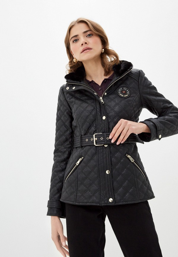 

Куртка кожаная River Island, Черный